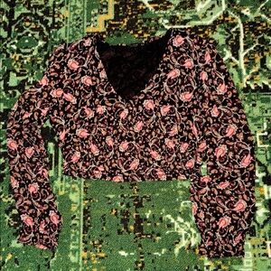 Cotton On Paisley Crop Top